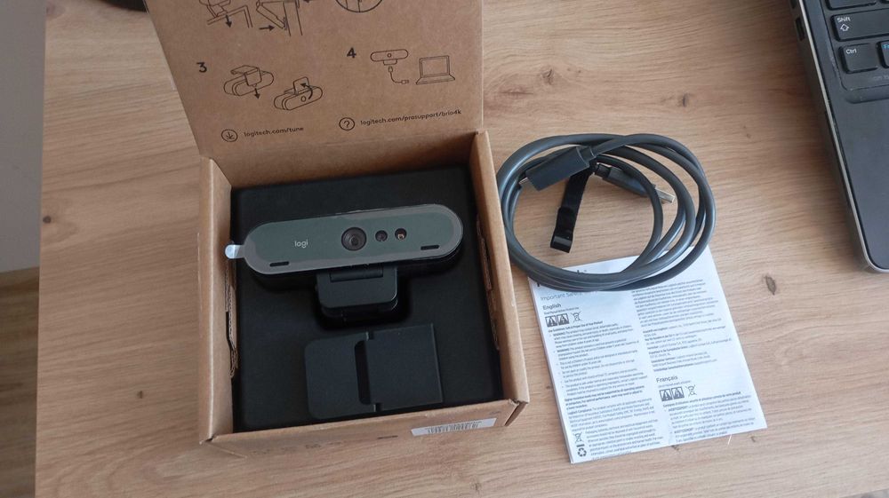Logitech BRIO 4K kamera internetowa 13 MP 4096 x 2160 na USB - NOWA + gwarancja