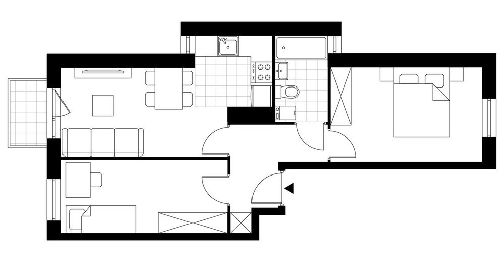 3-pokojowe mieszkanie 51 m² + balkon Bez Prowizji - Widok 3