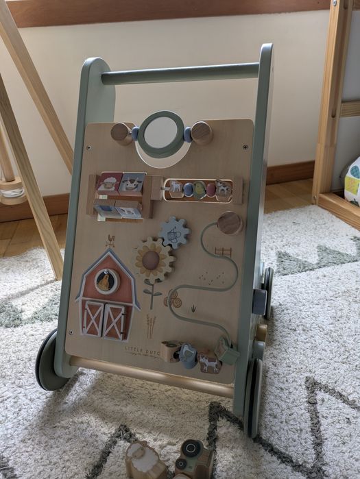 Andador Little Dutch Carrinho de Atividades Little Farm