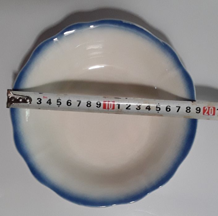 3 Taças antigas da Fábrica de Loiça de Sacavém