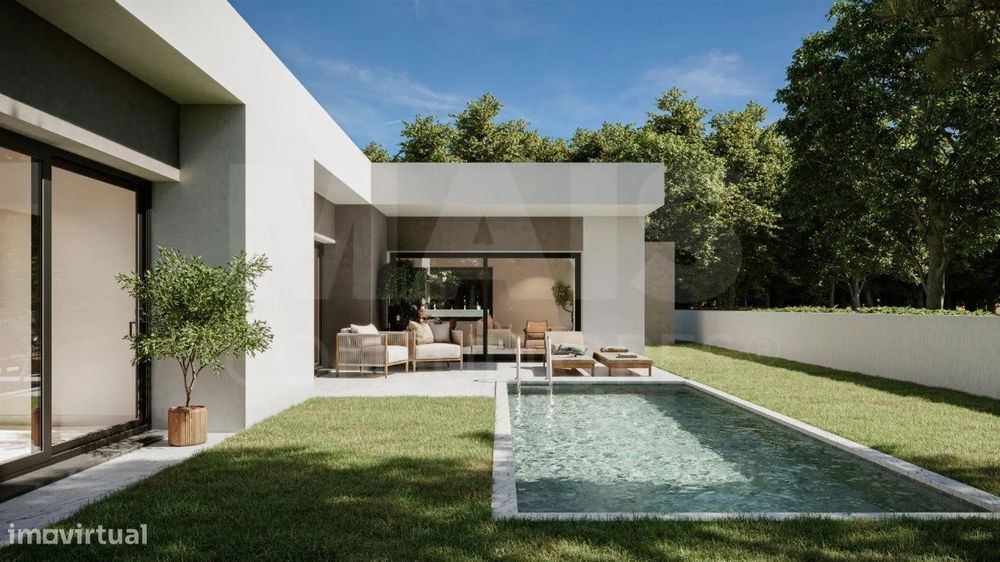 Moradia T3 Térrea Contemporânea com Piscina – Foz do Arelho