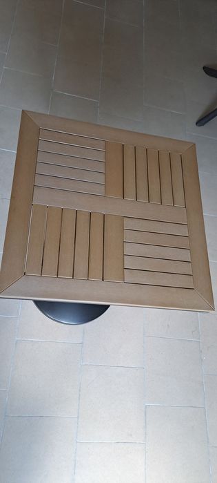 Stolik ogrodowy kwadratowy 60x60 drewno palmi