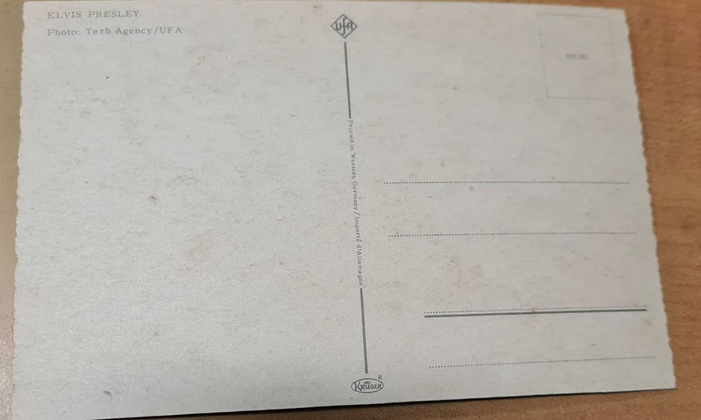 Postal Ilustrado Elvis Presley