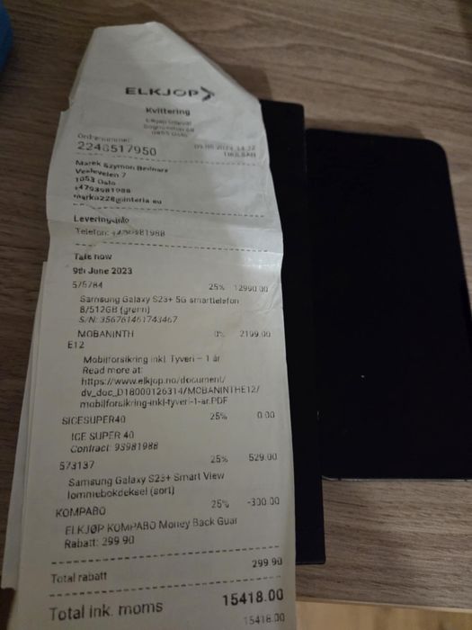 Samasung Galaxy S23 plus