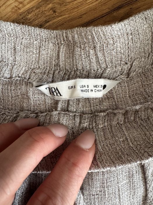 Пляжні лляні штани zara