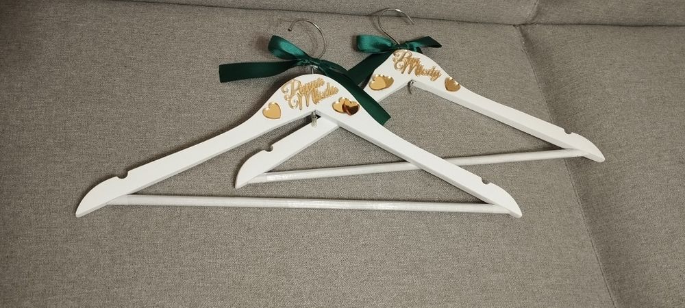 Wieszaki ślubne Pan Młody, Panna Młoda