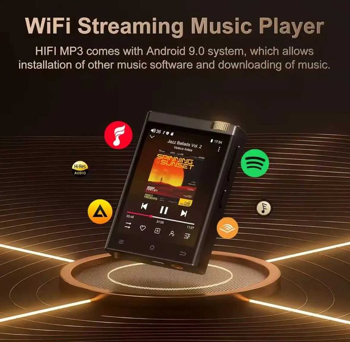 Аудіоплеєр OilSky з підтримкою LDAC DSD512 ESS ES9018Q2M MAX97720 80GB