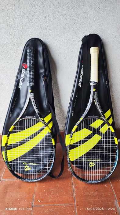 2 Raquetes tênis babolat com saco
