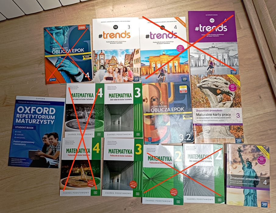 PODRĘCZNIKI do liceum i technikum. DOSKONAŁY STAN