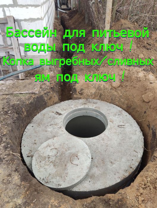 Земляные работы, копка выгребных и сливных  ям, копка траншей,демонтаж