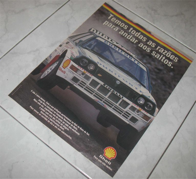 Poster - Lancia Delta Integrale - Campeão 1993 - Jorge Bica (pequeno)