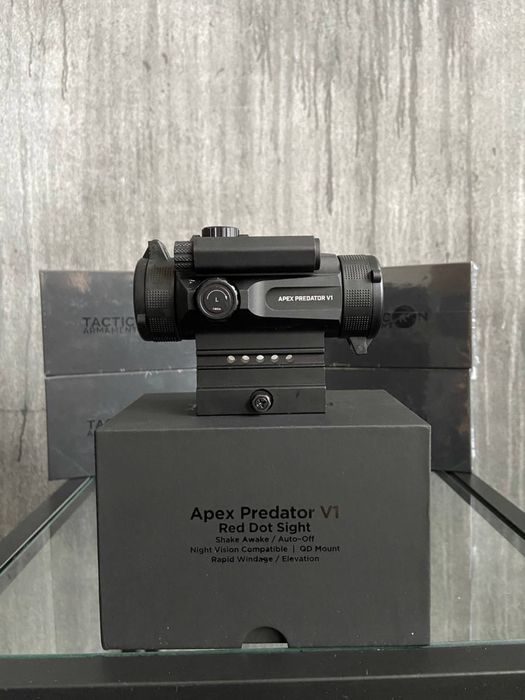 Tacticon Apex Predator V1 Red Dot Sight коліматор приціл новий 2 МОА