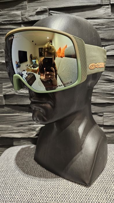 Gogle Oakley CUSTOM Flight Tracker L XL Fog PRIZM Sage Gold S3 OTG
