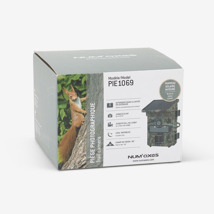 CÂMARA DE CAÇA/ARMADILHA FOTOGRÁFICA PIE 1069 Painel Solar