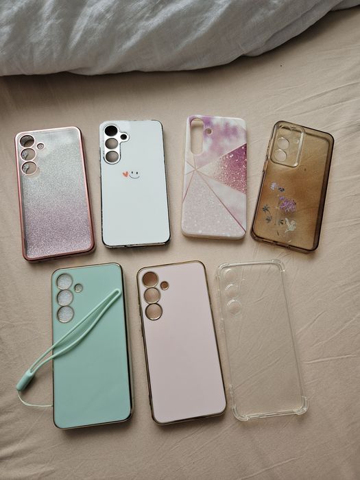 Samsung S24 etui obudowy ochronne 7 sztuk