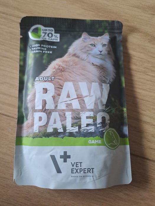 Karma dla kota Raw Paleo