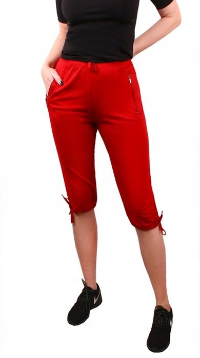 Spodnie Rybaczki Z Kieszonkami 8164 Grafit 44 Xxl