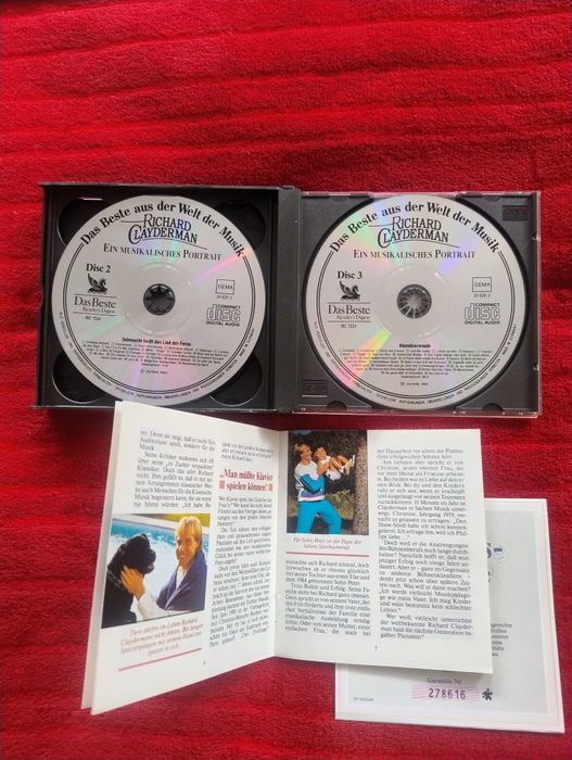 3 CD  Richard Clayderman 1-3