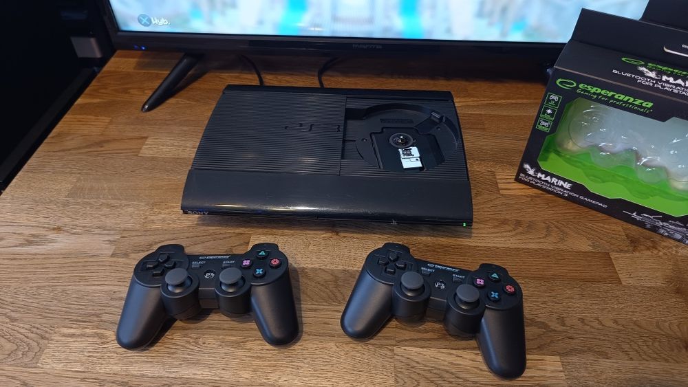 Konsola PS3 Super Slim 500GB HEN Przerobiona 2 Pady 50+ gier PKGi