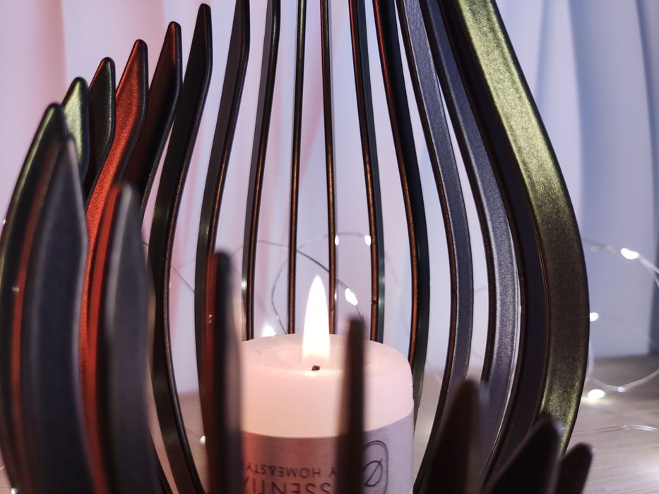 Подсвечник металлический спиральный