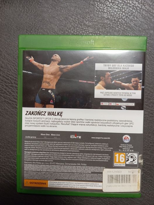 Gra UFC 2 Xbox one