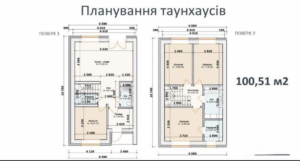 Таунхаус 100 м² + мансарда | Ірпінь | Центральний парк