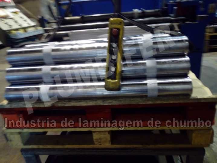Chapa de chumbo para isolamento radiologico