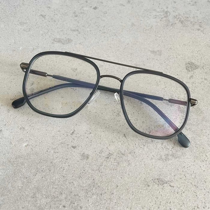Stylowe okulary oprawki komputerowe, zerówki, anti blue light, unisex.