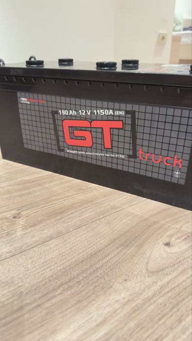 АКБ 190 ah 12В/аккумулятор траковый/автомобильный/GT truck