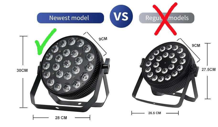 Лед Пар Led Par 24* 18w  RGBWA+UV ультрафиолет Прожектор СУПЕР LED PAR