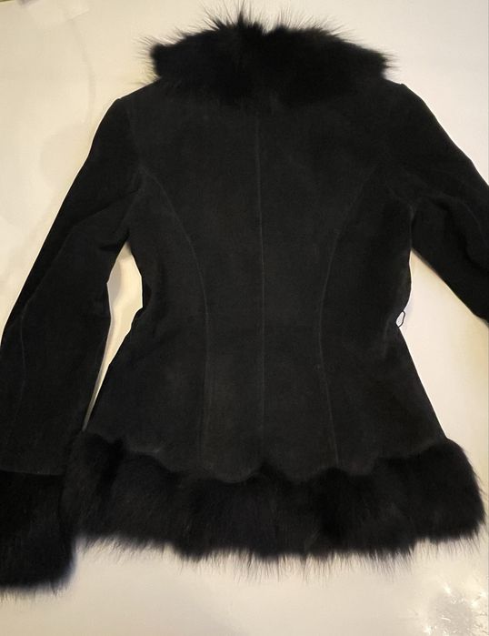 Płaszczyk skórzany z lisem, AGGI