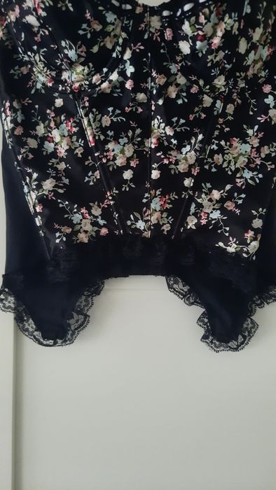 Czarny gorsecik Milanni r. 70 B# bielizna modelująca
