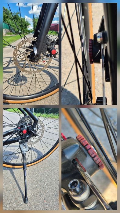 Велосипед/Гревел Nishiki + запасний цепок KMC X8 + запасна камера Continental