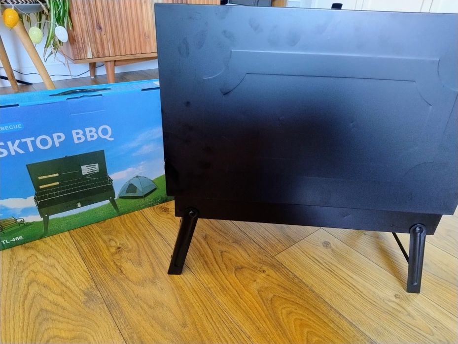 Grill przenośny walizeczka zestaw nowy