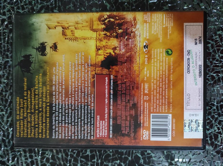 DVD Cercados - Black Hawk Down Ridley Scott