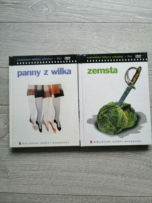 Zemsta książki z omówieniem lektury i film DVD