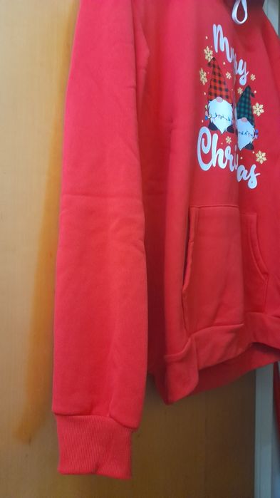 Camisola Natalícia jersey cor vermelho tamanho  M  - Semi-Nova