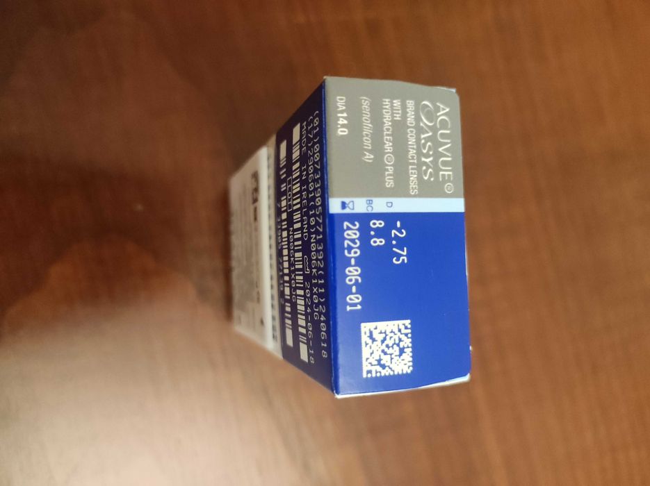 Lentes de contacto Acuvue Oasys with Hydraclear Plus