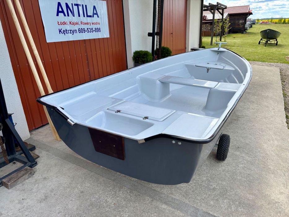 OKOŃ 380 Łódka wiosłowa wędkarska / 100 łódek na placu!!! Transport