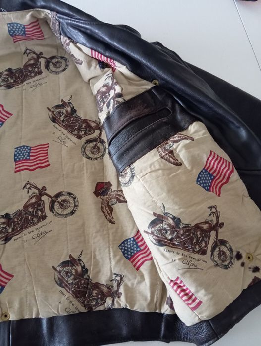 Skórzana kurtka "na Harley'a"