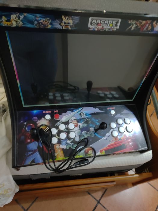 Máquina de jogos novos foi só testada