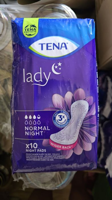 TENA Lady - specjalistyczne podpaski na noc, Normal Night, 10 sztuk