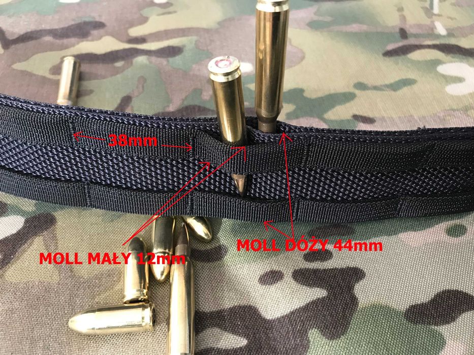 Pas taktyczny D-ing dwuczęściowy AustriAlpin  molle, wojsko ,