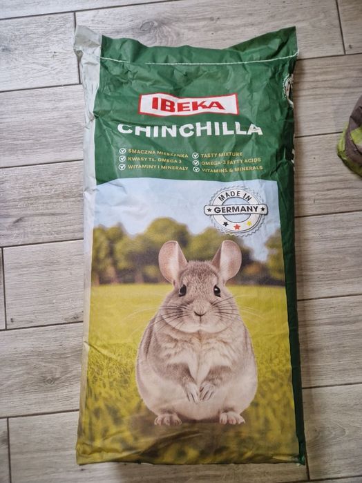 Karma 1kg ibeka chinchilla dla szynszyli