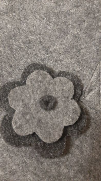 Сумка шопер з фетра ручної роботи