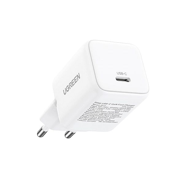 Ładowarka sieciowa Ugreen X513/30W GaN 1x USB-C - biała