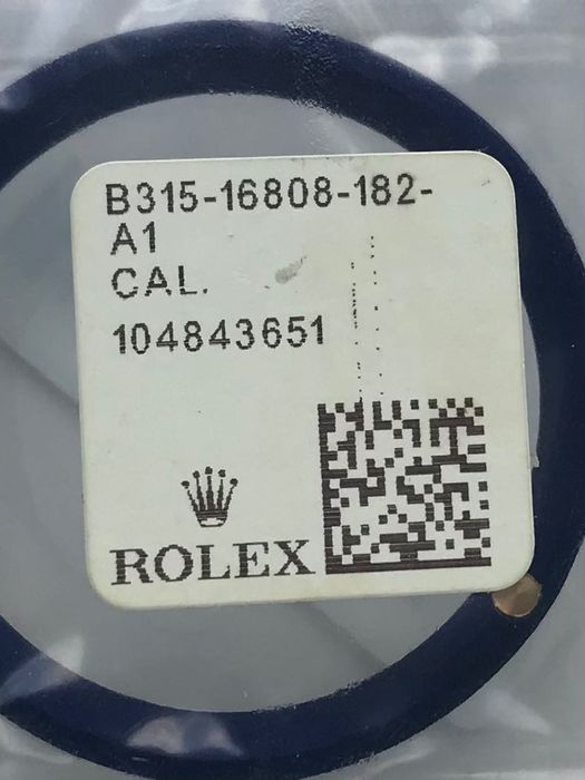 Rolex- wkładka pierścienia kolor blue.