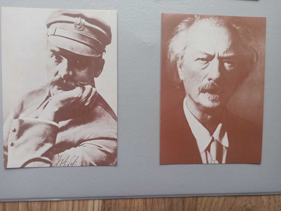 Kartki pocztowe 1988 rok – Liderzy Niepodległości Polski 4 szt.