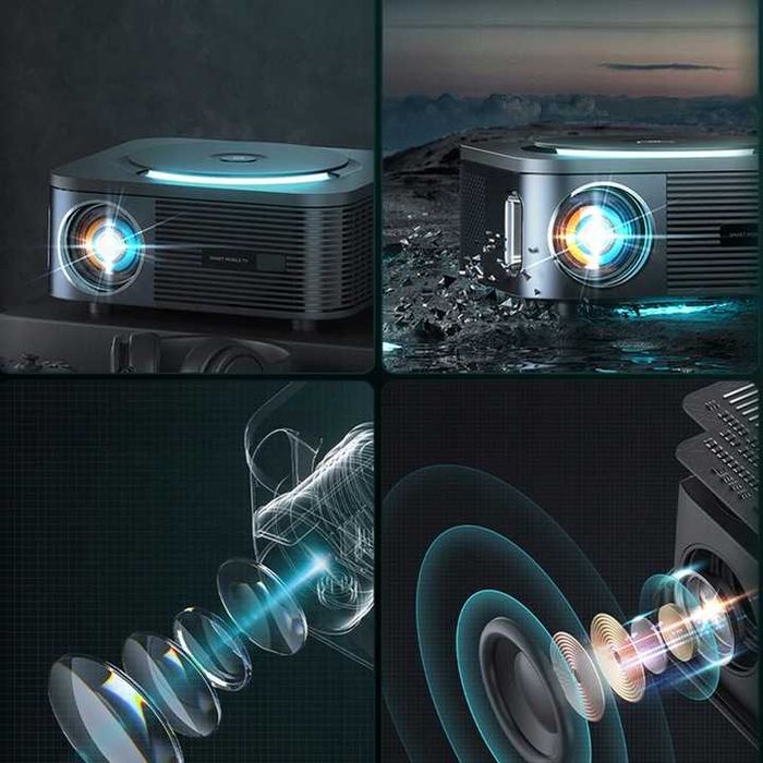 XO projektor FF01 120" 1080P USB Wifi Netflix Disney YouTube Sklep Wwa