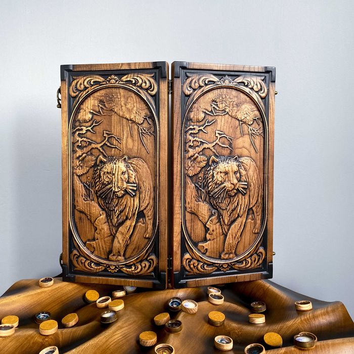 Подарок Мужчине НАРДЫ Премиум качества Ручной работы из Массива дерева